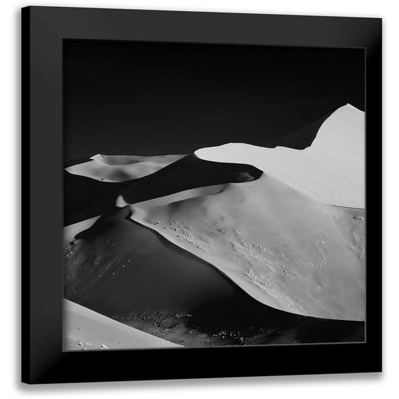 Guillemot, Mathilde 12x12 Black Modern Framed Museum Art Print Titled - Abstract Dunes