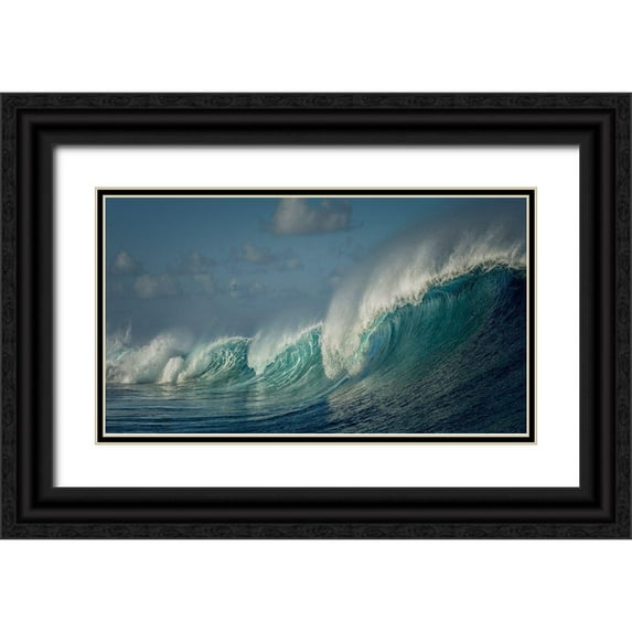 Guillemot, Mathilde 14x10 Black Ornate Wood Framed with Double Matting Museum Art Print Titled - Salt Water Machine