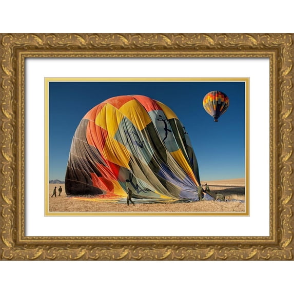 Guillemot, Mathilde 32x23 Gold Ornate Wood Framed with Double Matting Museum Art Print Titled - Back On Earth