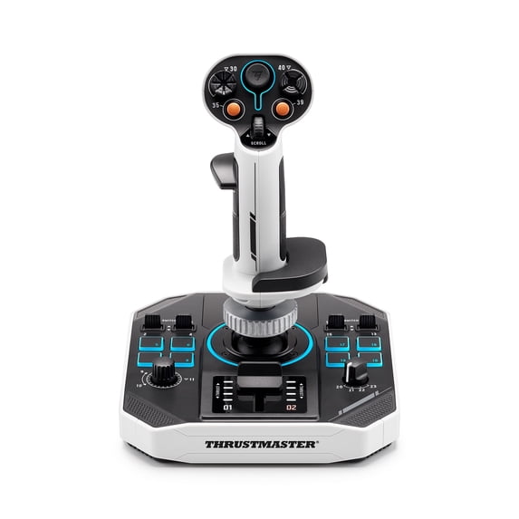 Thrustmaster Sol-R1 Flight Joystick, Hall Effect, 44 Buttons for Space Flight Sim - PC
