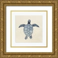thumbnail image 1 of Guillen, Surma 15x15 Gold Ornate Wood Framed with Double Matting Museum Art Print Titled - Turtle Bay II, 1 of 4