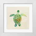 thumbnail image 1 of Guillen, Surma 26x26 White Modern Wood Framed Museum Art Print Titled - Turtle Bay I, 1 of 4