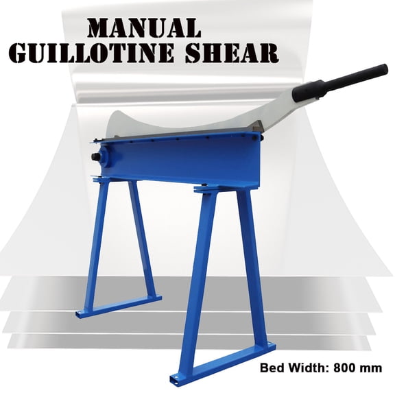 Guillotine Shear Machine Gauge Sheet Metal Plate Cutter Manual