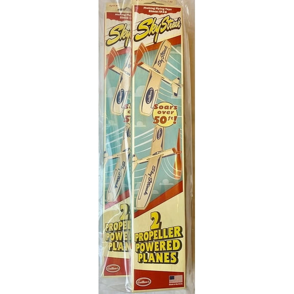 Guillow's Balsa Wood Flying Toy Airplanes, Four Twin Packs, Eight Planes  SMU-32-52-2