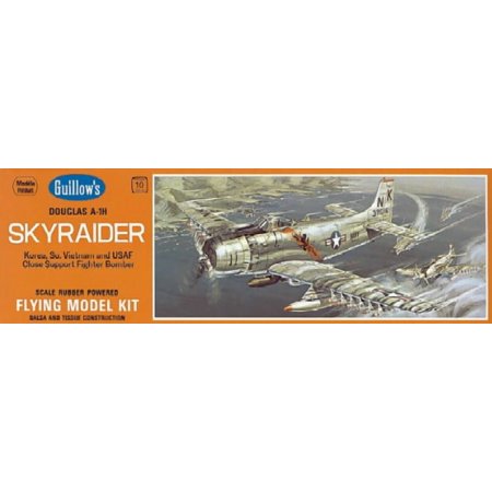 Guillows 904 1/35 A-1H Skyraider 17" Balsa Flying Model Kit