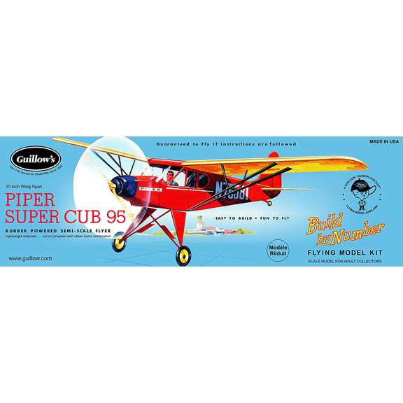 Guillow's Piper Super Cub 95 Model Kit