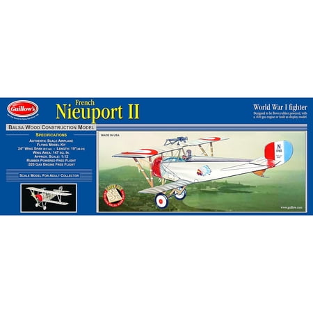 Guillow's Nieuport II Laser Cut Model Kit