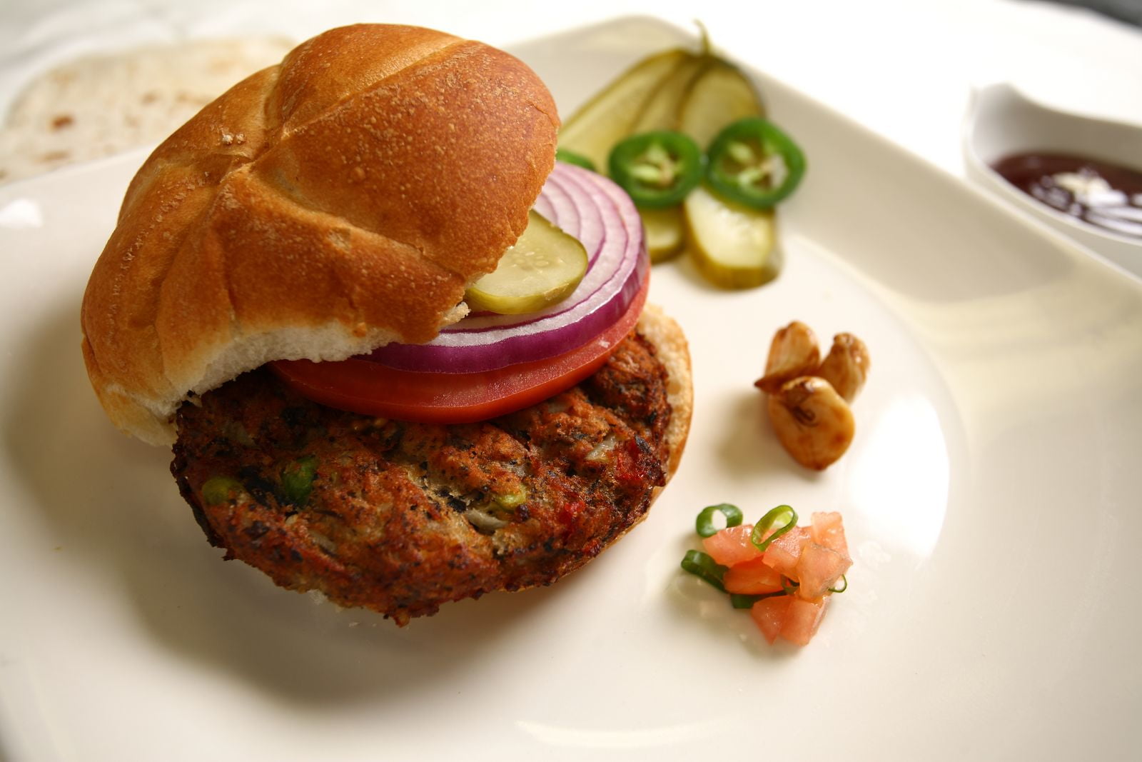Guiltless Cuisine Southwestern Veggie Burger, 4 Ounce - 36 count per pack -- 1 pack per case.