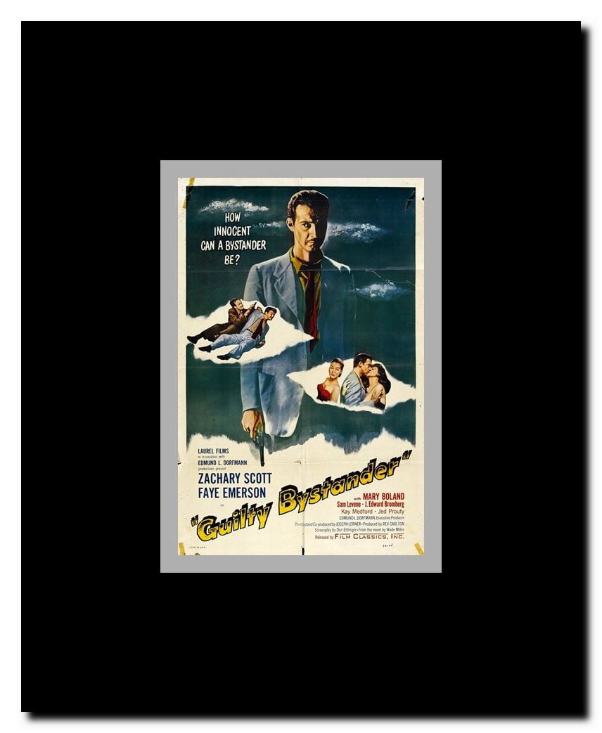 Guilty Bystander Framed Movie Poster