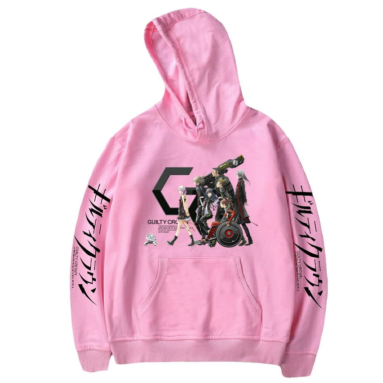Guilty Crown Hoodies Casual Winter Pullover Cartoon Anime