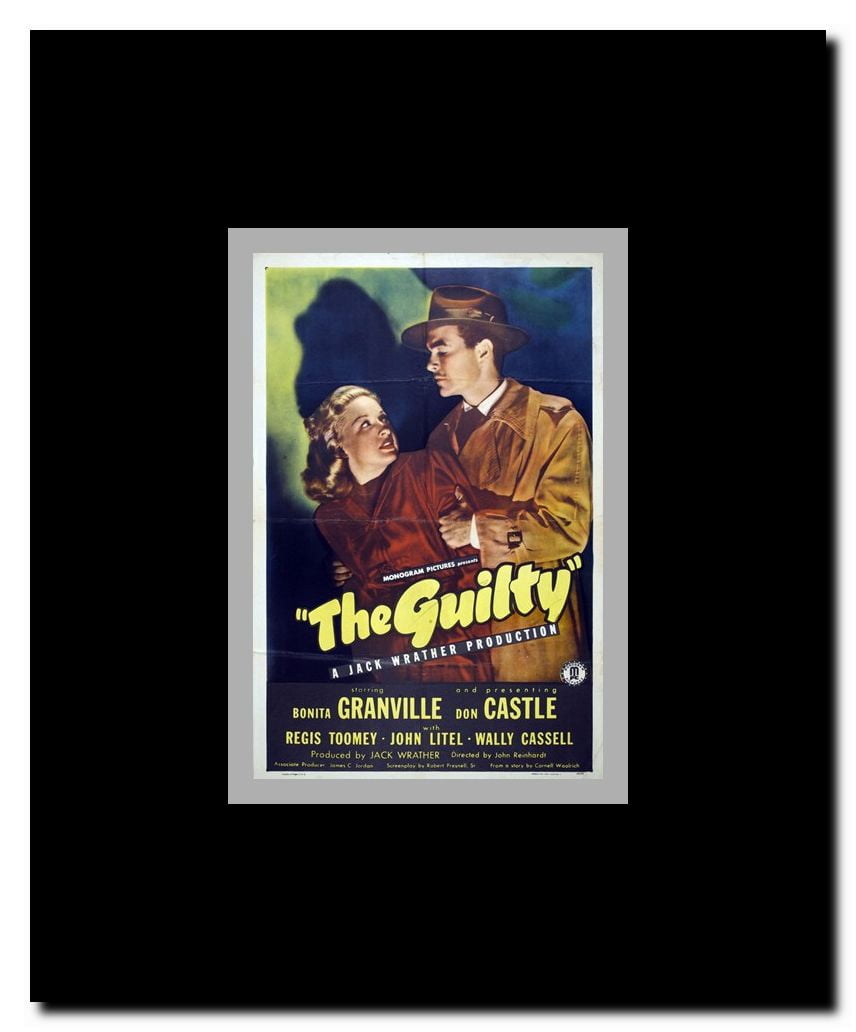 Guilty Framed Movie Poster