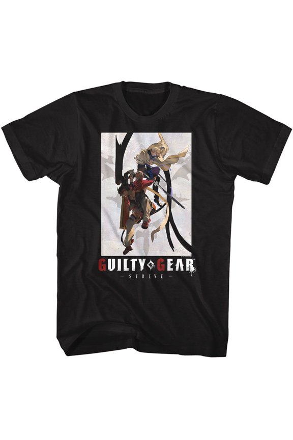 Guilty Gear Poster Black Adult T-Shirt M