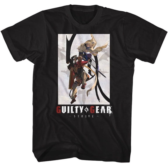Guilty Gear Poster Black Adult T-Shirt S