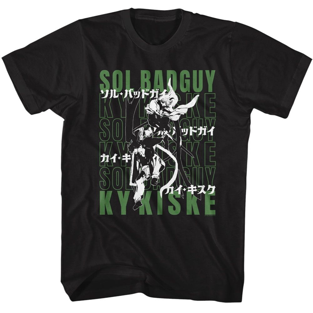 Guilty Gear - Sol Badguy And Ky Kiske - Black Short Sleeve Adult T ...