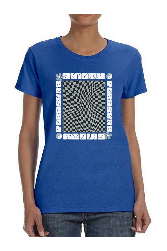 Guilty Pleasure Art. Shaped T-Shirt Women -Image by Shutterstock, Female Small