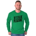 thumbnail image 1 of Guilty Pleasure Funny Sassy Workout Long Sleeve TShirt Men Women Brisco Brands L, 1 of 6
