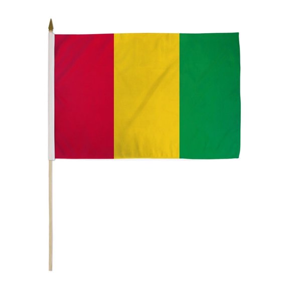Guinea 12x18in Stick Flag
