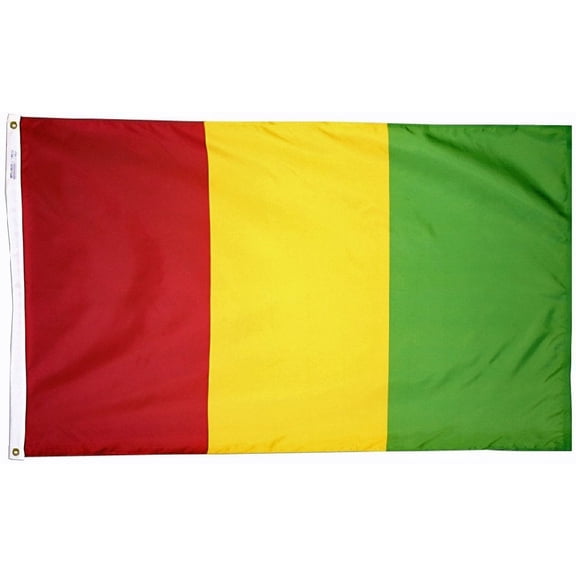 Guinea - 4'X6' Nylon Flag