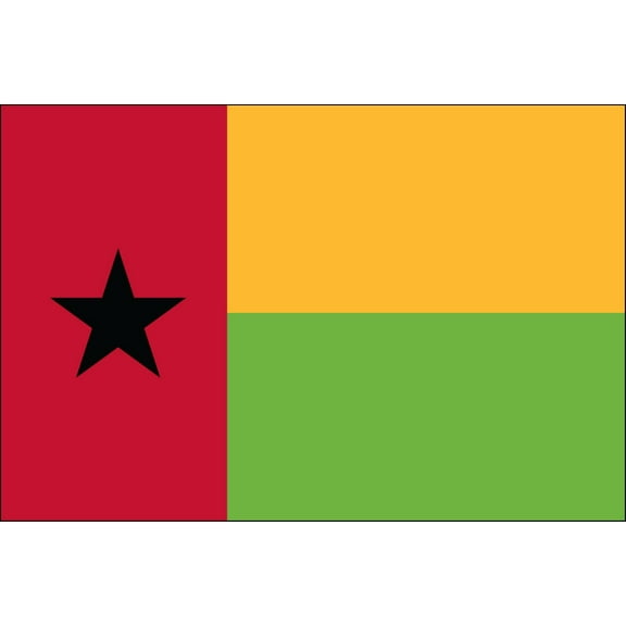Guinea Bissau 2' x 3' Indoor Polyester Flag
