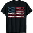 thumbnail image 1 of Guinea Fowl American Flag Pearl hen US 4th Of July USA Gift T-Shirt, 1 of 3