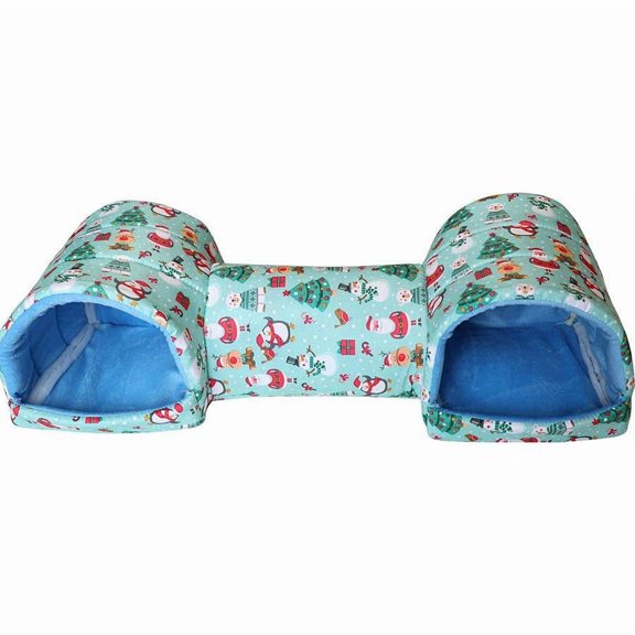 Guinea Pig Baby Hidden Tunnel Bed - Washable Polyester Small Animal House/Cave All-Season Comfort for Rabbits, Ferrets, Hamsters Pet Game & Rest Space