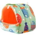 thumbnail image 1 of Guinea Pig Bed Cave Cozy Hamster House Hideout Hide House, Small Animal Dwarf Rabbits Hedgehog Bearded Dragon Winter Nest Squirrel Hamster Cage Accessory, 1 of 6