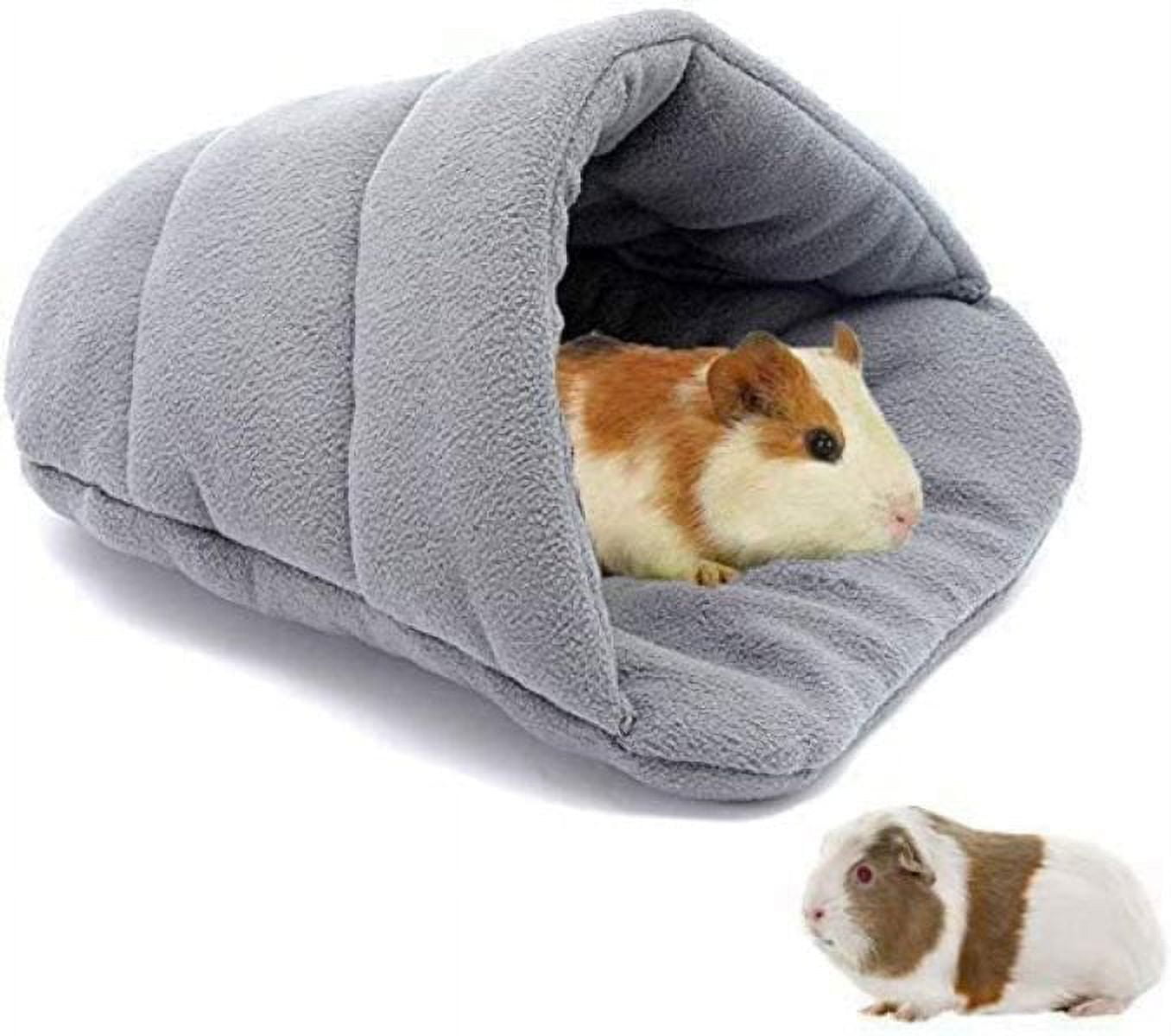 Guinea Pig Bed Cuddle Sack Warm and Cozy Sleeping House Habitat and Nest for Rats Small Animal Ferret Hedgehog Chinchilla
