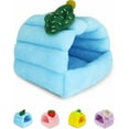 thumbnail image 1 of Guinea Pig Bed, Warm Fleece Guinea Pig Hideout, Cozy Small Animal House Bedding for Rabbit, Bunny, Hamster, Ferret, Hedgehog, Rat, Chinchilla, Squirrel Cage Accessories, 1 of 5