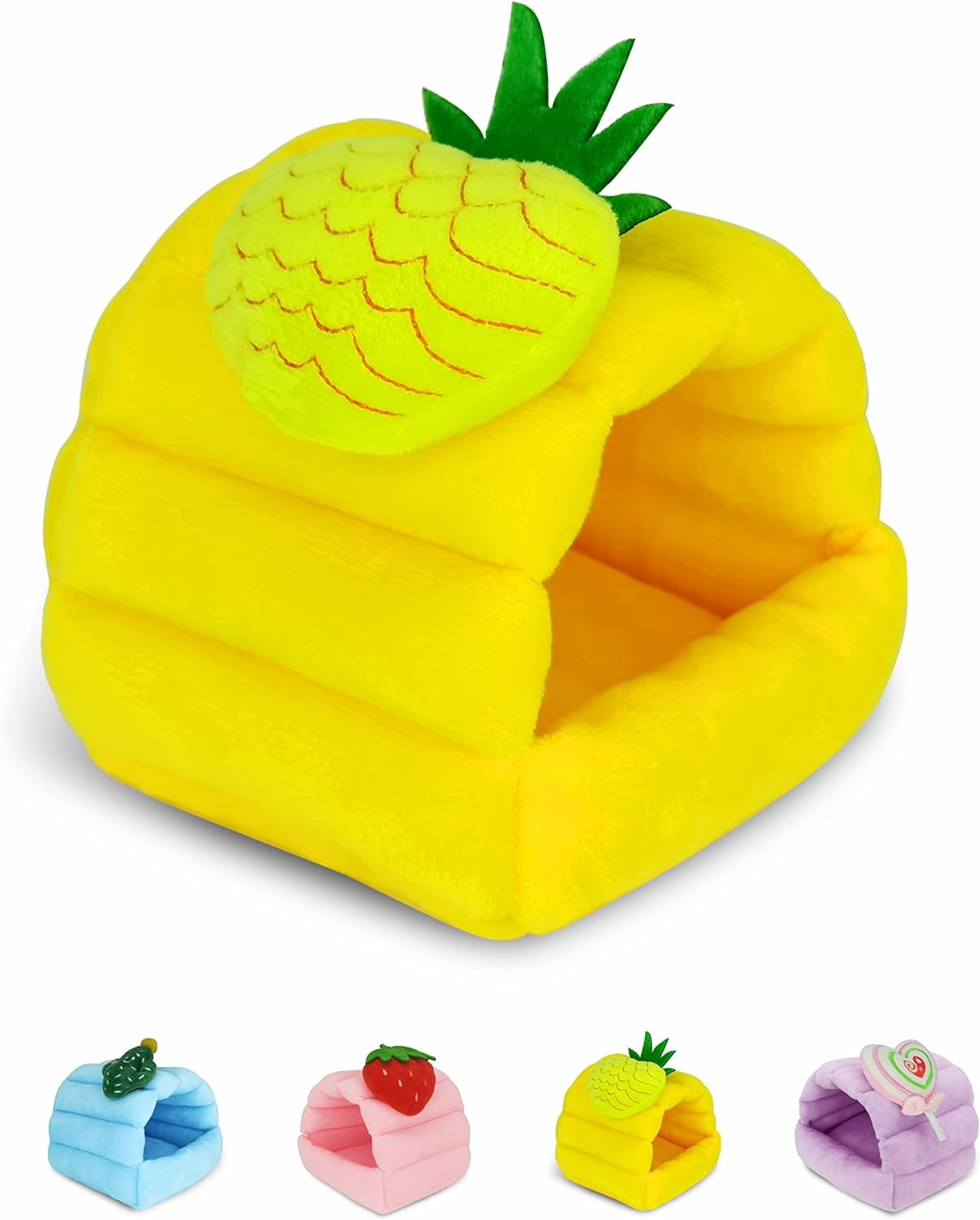 Guinea Pig Bed, Warm Fleece Guinea Pig Hideout, Cozy Small Animal House