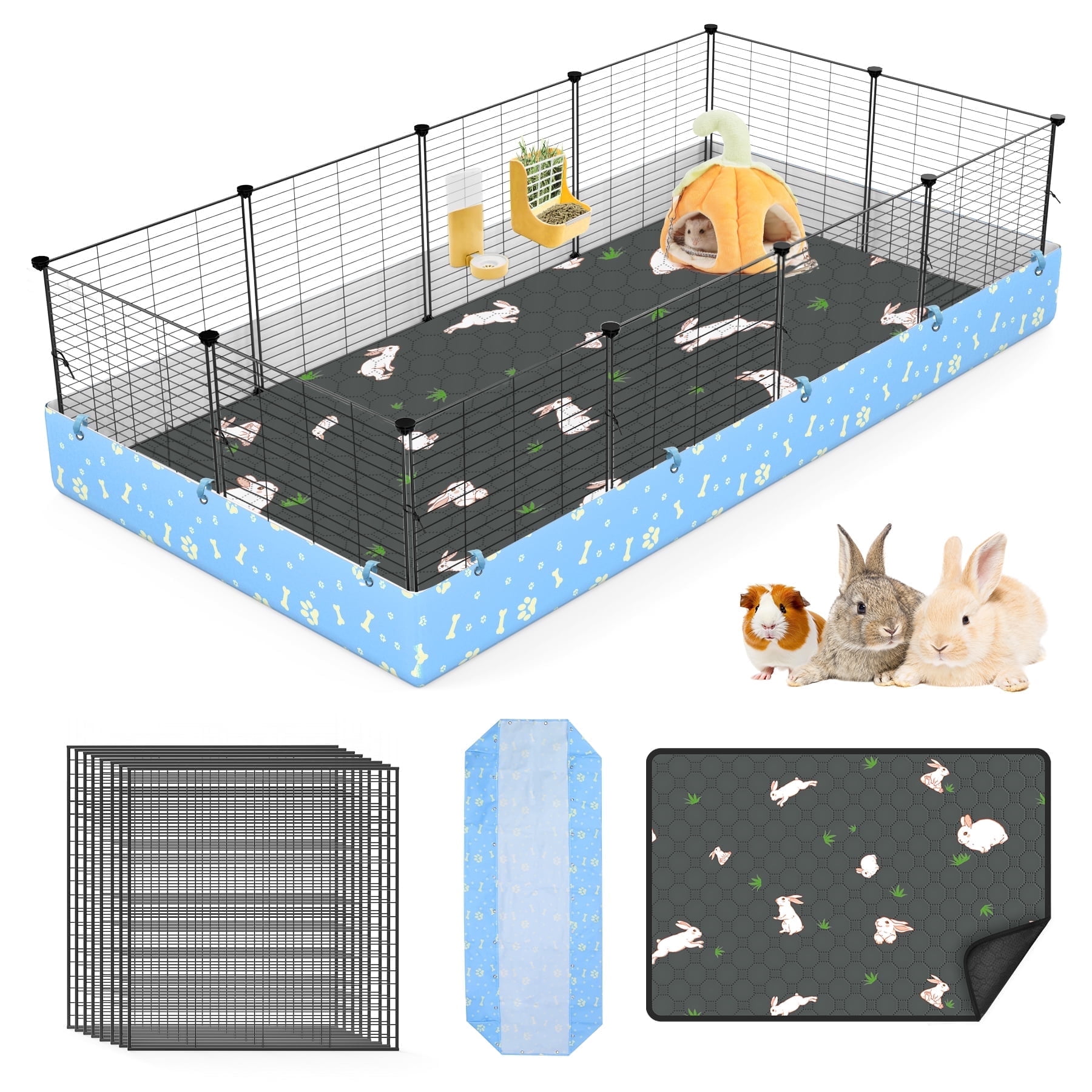 Playpen Big Guinea Pig Cages For FHTONGE Extra Large Guinea Pig