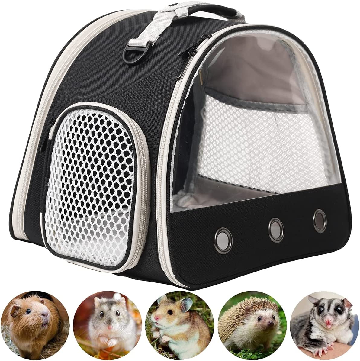 Ludlz Small Animal Outgoing Bag Hamster Carrier Bag Hedgehog
