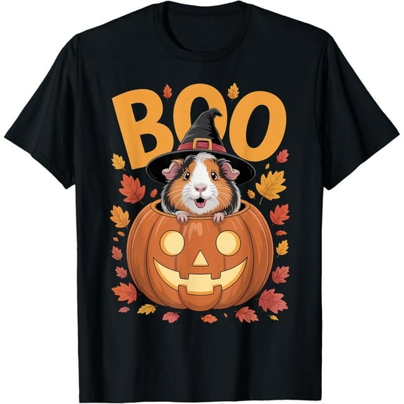 Guinea Pig Costume on Pumpkin Halloween Guinea Pig T-Shirt