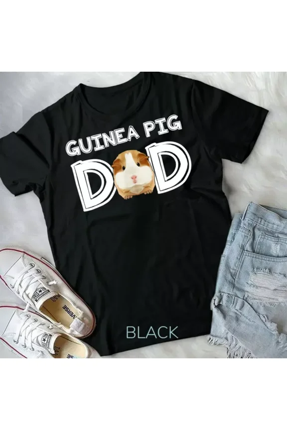Guinea Pig Dad Shirt Costume Gift Clothing Accessories Unisex T-Shirt Unisex S-5XL Hot Trending Shirt, Vintage Birthday Gift