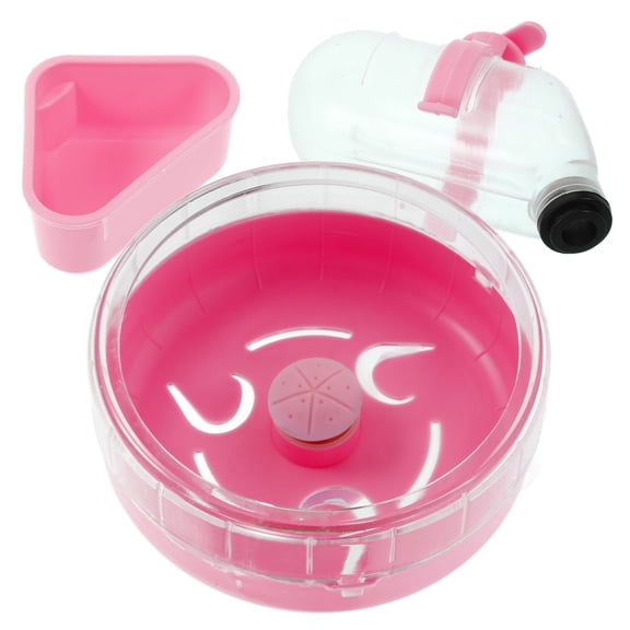 Cage Water Bottle Wall Hamster Dispenser Running Wheel Drinking Fountain