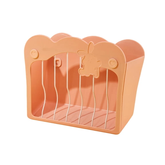 Guinea Pig Hay Feeder Food Feeding Manger Hanging Rabbit Hay Feeder for Cage Pink