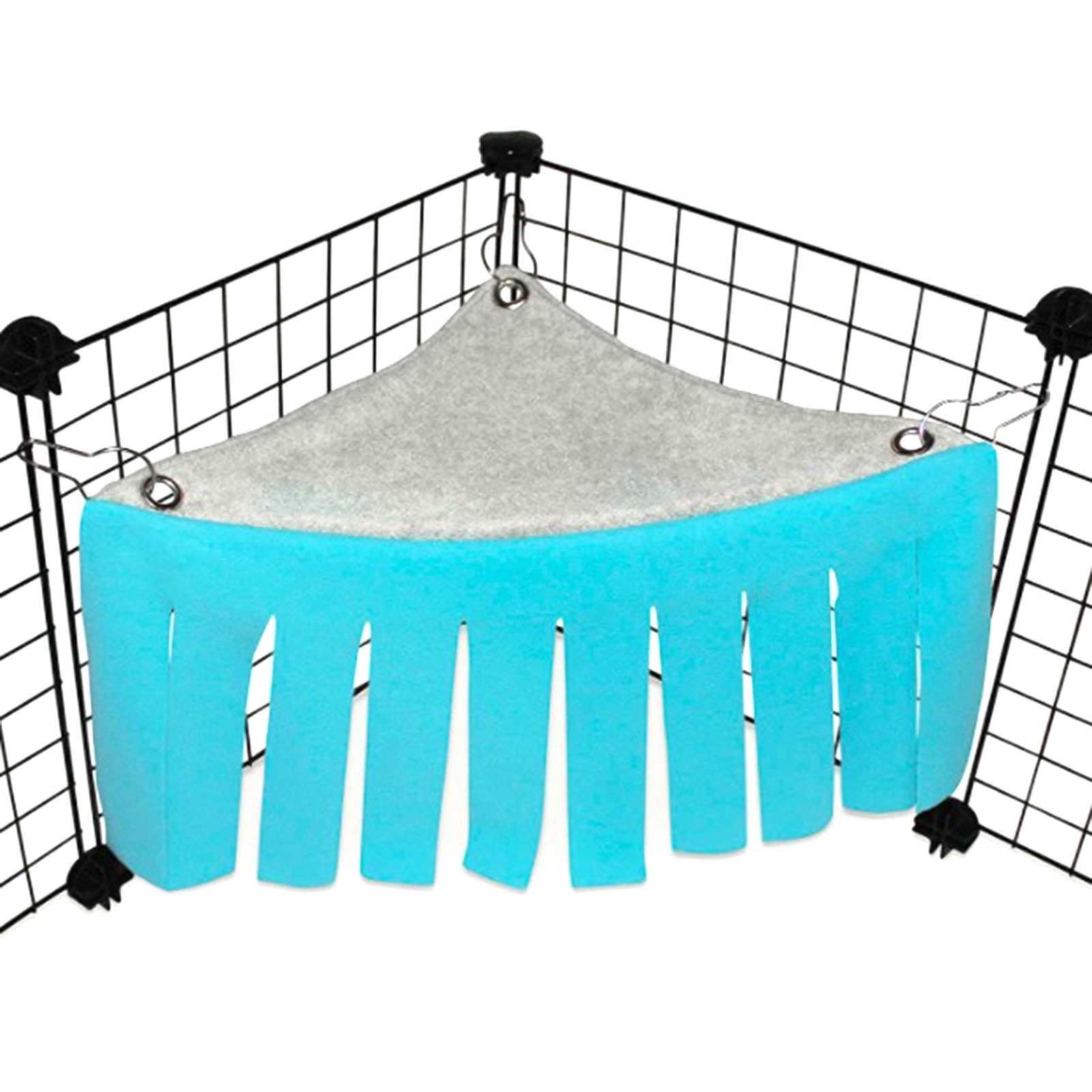 Guinea Pig Hideout - Corner Fleece Forest Hideaway Hammock & Reversible ...
