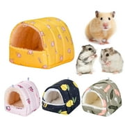 Guinea Pig House Bed Cozy Hamster Cave Large Hideout for Dwarf Rabbits Hedgehog Bearded Dragon Winter Nest Hamster Cage Accessories