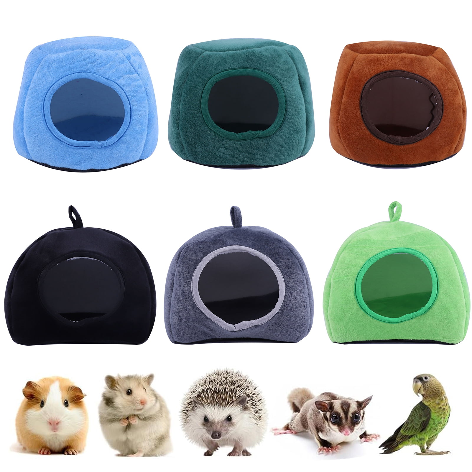 Hide Urine TITOUMI Guinea Pig House Bed, Cozy Hamster Cave Hideout, For ...