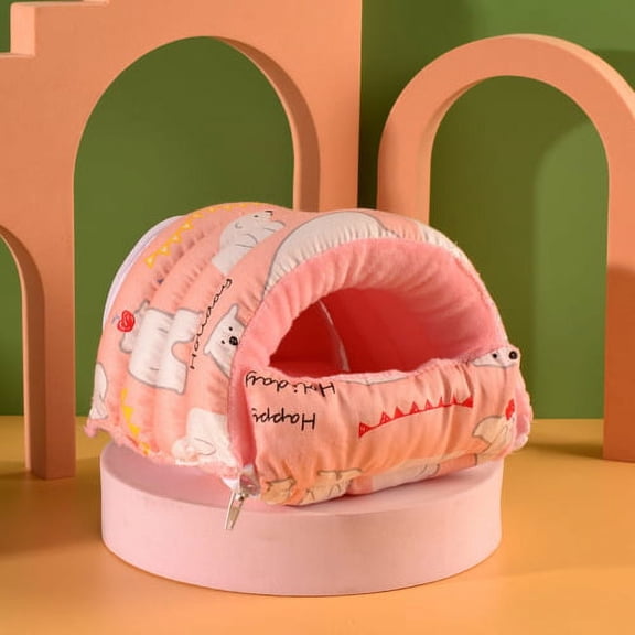 Guinea Pig House Bed Warm Cozy Hamster Cave, Large Hideout for Dwarf Rabbits Hedgehog Bearded Dragon Winter Nest Hamster Cage Accessories