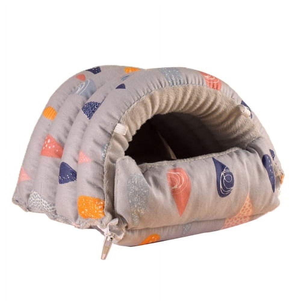 Guinea Pig House Bed Warm Cozy Hamster Cave, Large Hideout for Dwarf Rabbits Hedgehog Bearded Dragon Winter Nest Hamster Cage Accessories