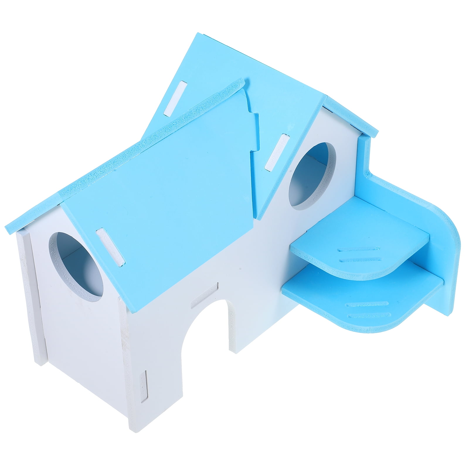 Guinea Pig House Hide Hideout Chinchilla Small Animals Habitat Double