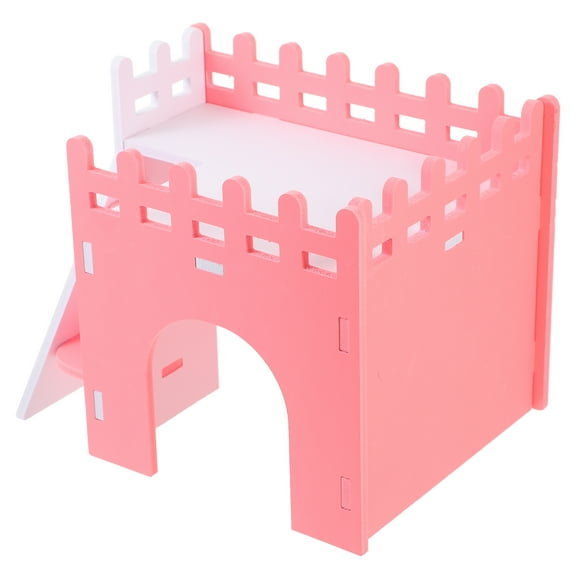 Guinea Pig House Tiny House Chinchilla Toys Relieve Anxiety Rat Hideaway Chinchilla Bed Hamster Hideout
