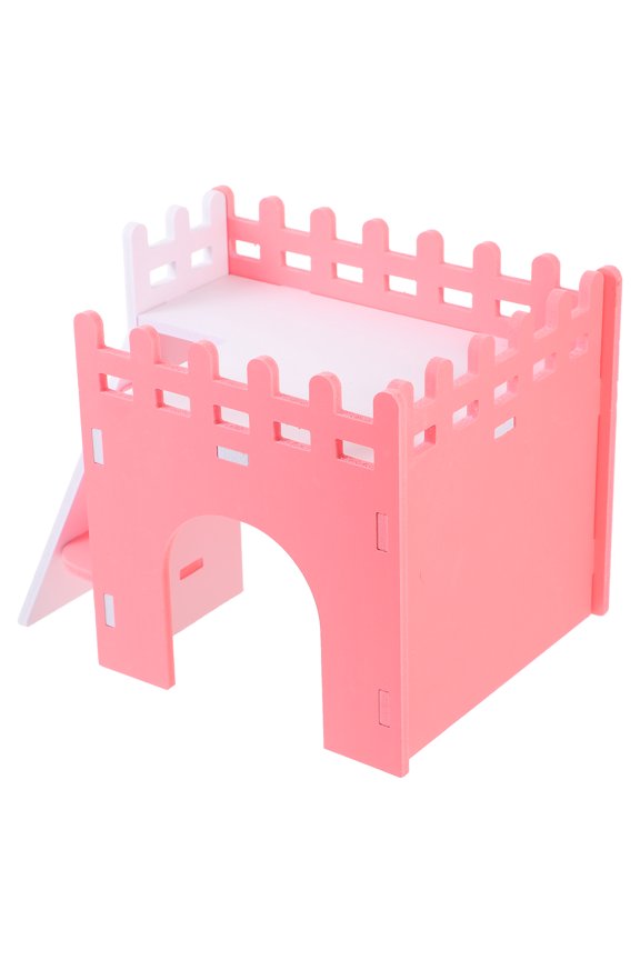 Guinea Pig House Tiny House Chinchilla Toys Relieve Anxiety Rat Hideaway Chinchilla Bed Hamster Hideout