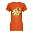 thumbnail image 1 of Guinea Pig In Yellow Flowers. Shaped T-Shirt Women -Image by Shutterstock, Female Medium, 1 of 2