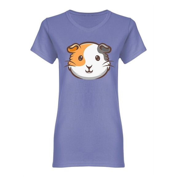 Guinea Pig Logo Design  Shaped T-Shirt Women -Image by Shutterstock, Female Medium