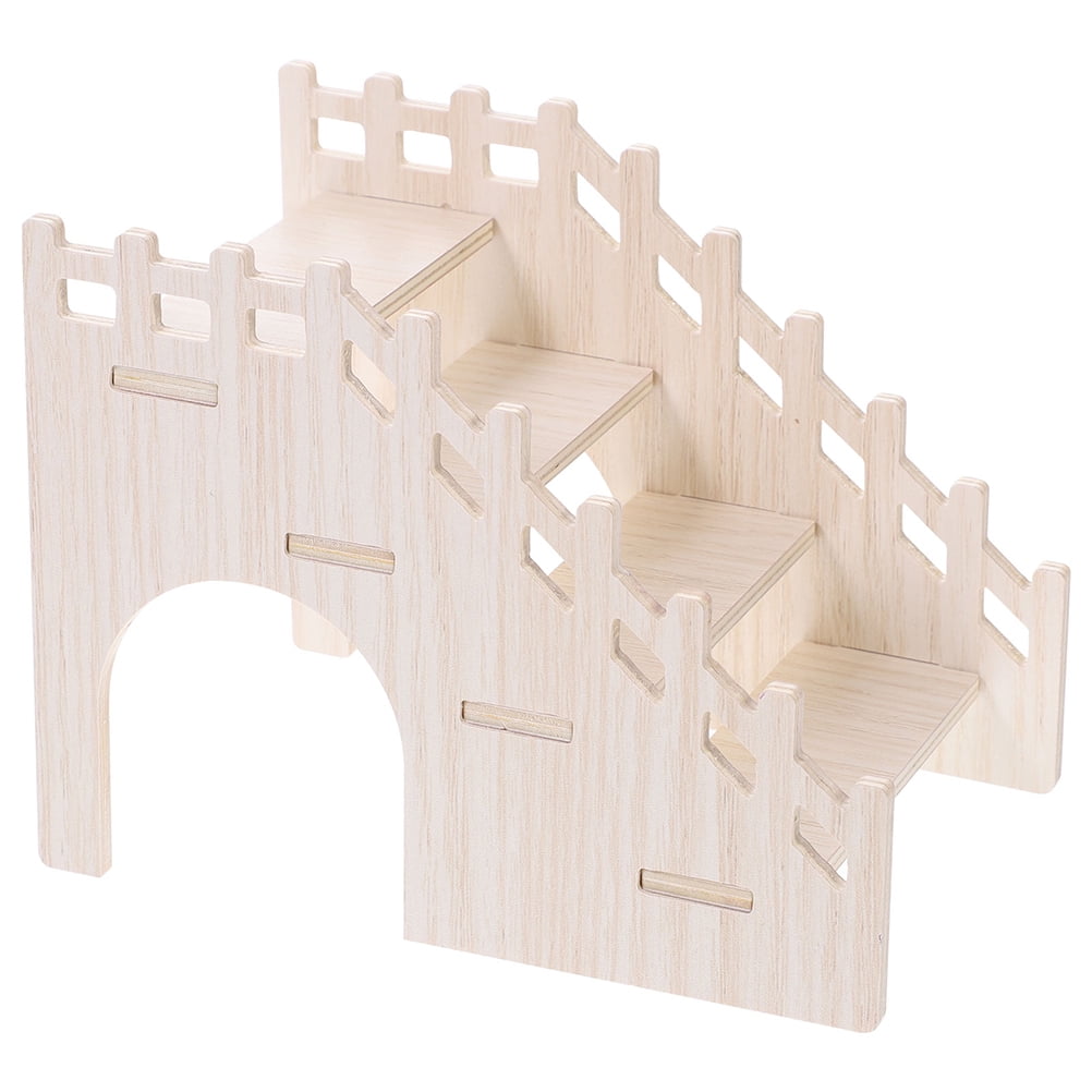 Hamster Accessories Guinea Pig Cage Bridge, Small Animal Wooden