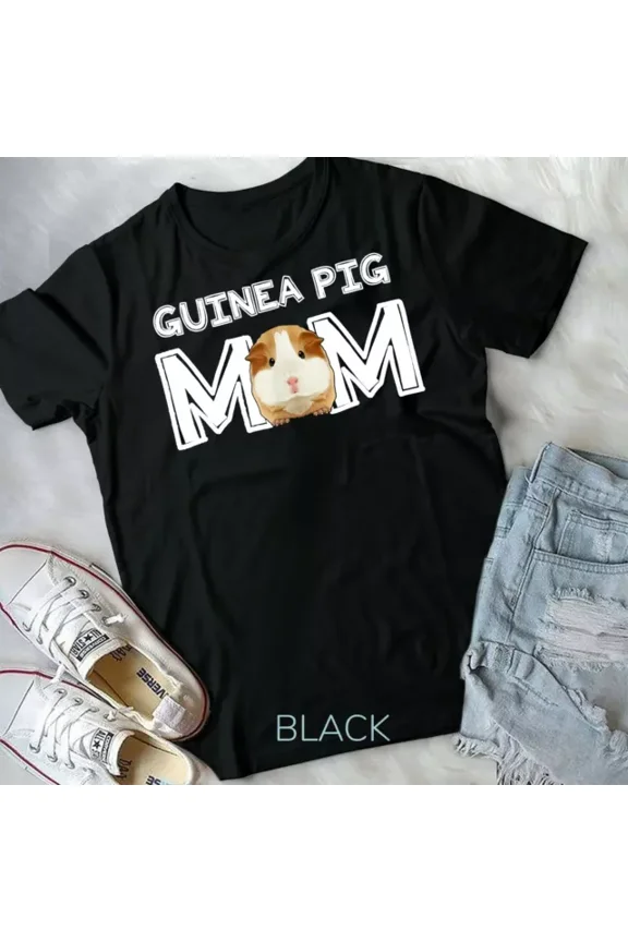 Guinea Pig Mom Shirt Costume Gift Clothing Accessories Unisex T-Shirt Unisex S-5XL Hot Trending Shirt, Vintage Birthday Gift