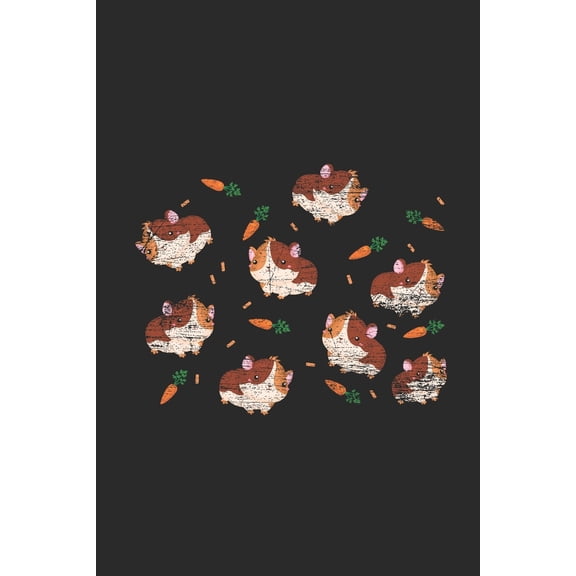 Guinea Pig Pattern: Guinea Pigs Notebook, Graph Paper (6 x 9 -120 pages) Animal Themed Notebook for Daily Journal, Diary, and Gift (Paperback)