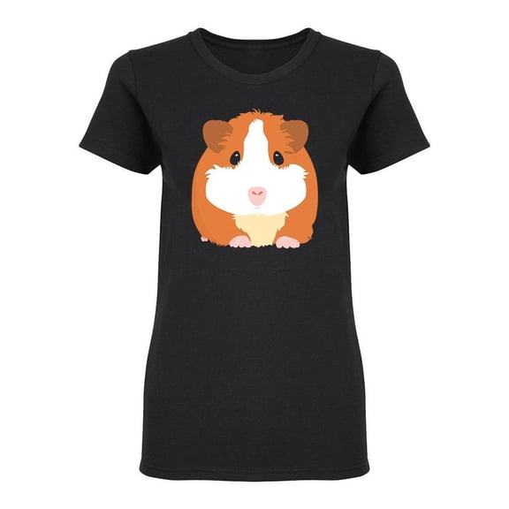 Guinea Pig Portrait Shaped Tee Women's -Image by Shutterstock
