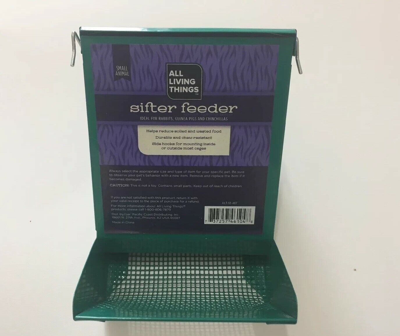 Guinea Pig Rabbit Cage Sifter Feeder